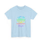 Vibrant Eye and Text Unisex Cotton Tee