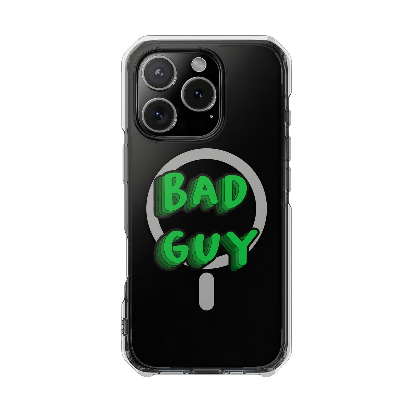 Bold 3D Bad Mood Magnetic Clear Impact Case