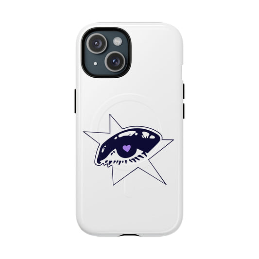 Purple Starry Eye Tough Magnetic phone case