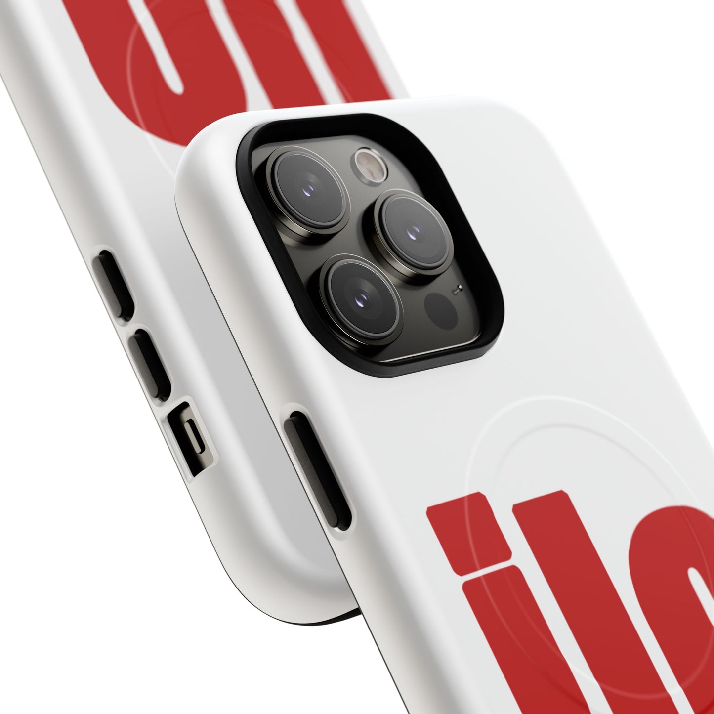 ILO Bold Red Block Tough Magnetic Case