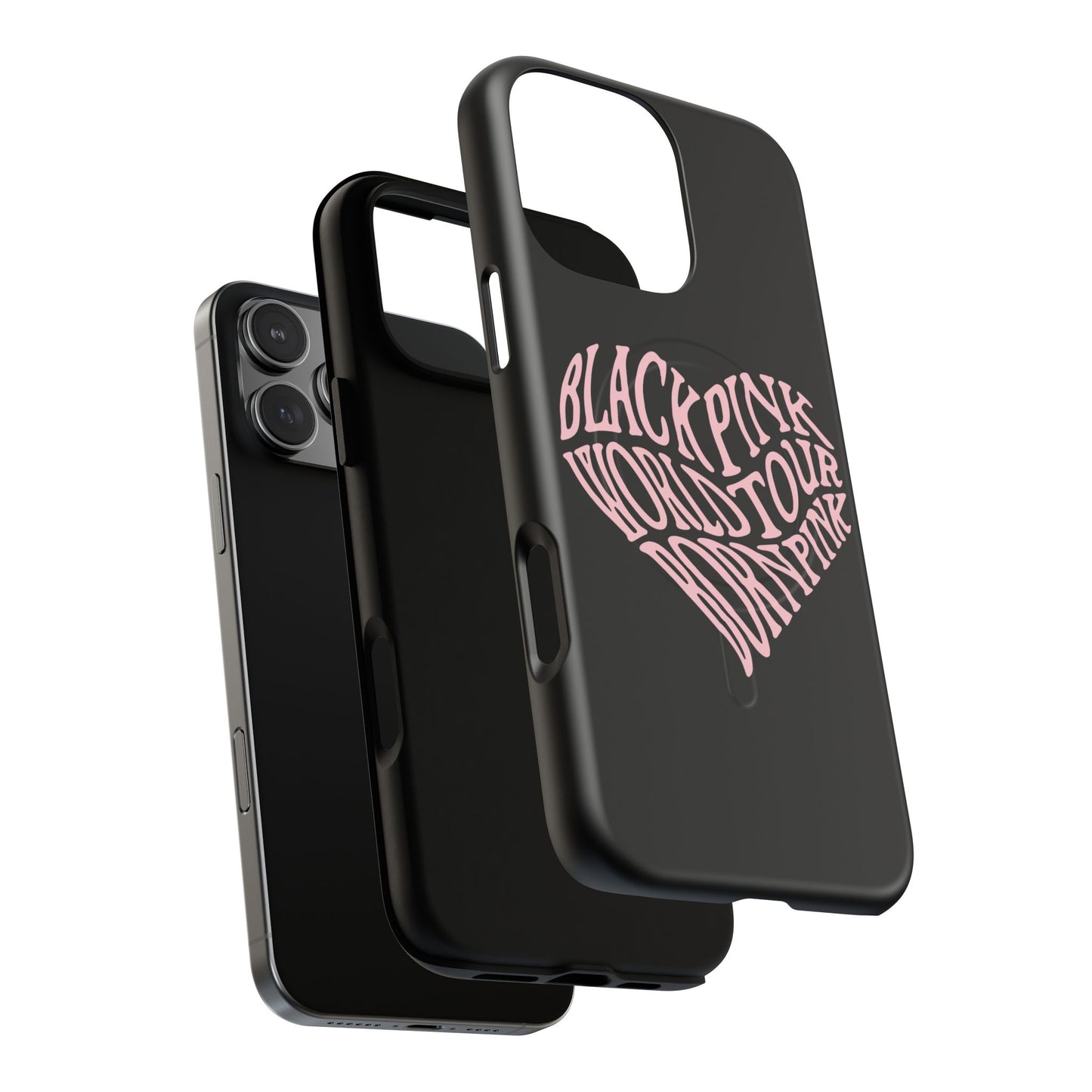 Iphone Born Pink Heart Typography - Tough Magnetic Phone Case