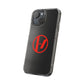 Crimson Orbit Clear Case