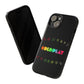 Premium Tough Case for iPhone 12 to 16 Pro Max Showcasing Coldplay’s Signage