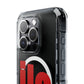 ILO Bold Red Block Magnetic Clear Impact Case
