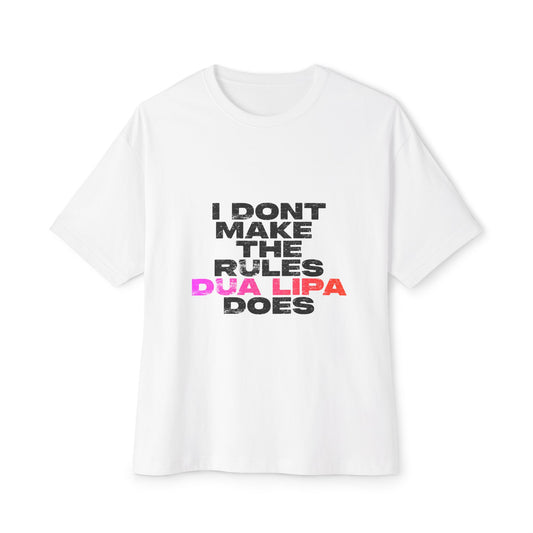 Retro Fade Letter Unisex Oversized Boxy Tee