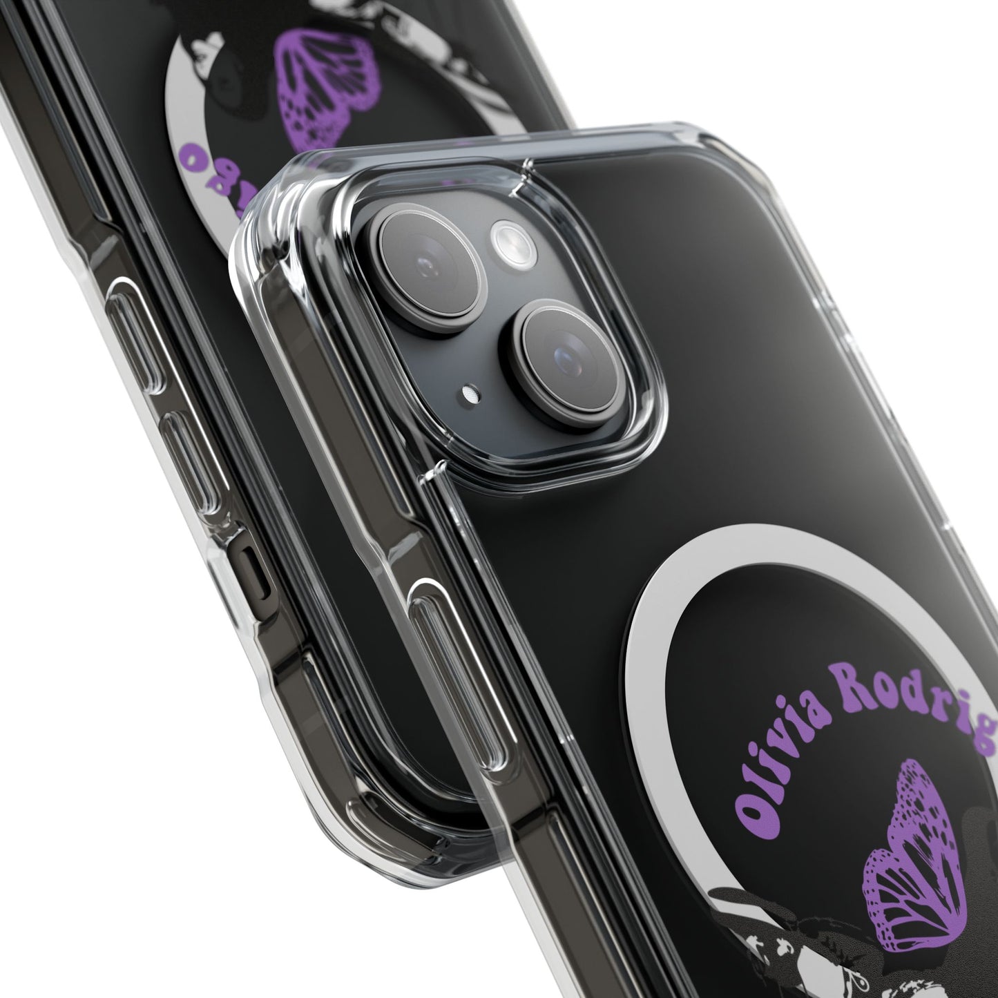 Olivia Rodrigo Butterfly Arc Magnetic Clear Impact Case