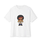 Afro Disco Mood Unisex Oversized Boxy Tee