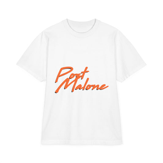 Unisex Garment-Dyed Drop-Shoulder T-Shirt – Post Malone Name Design
