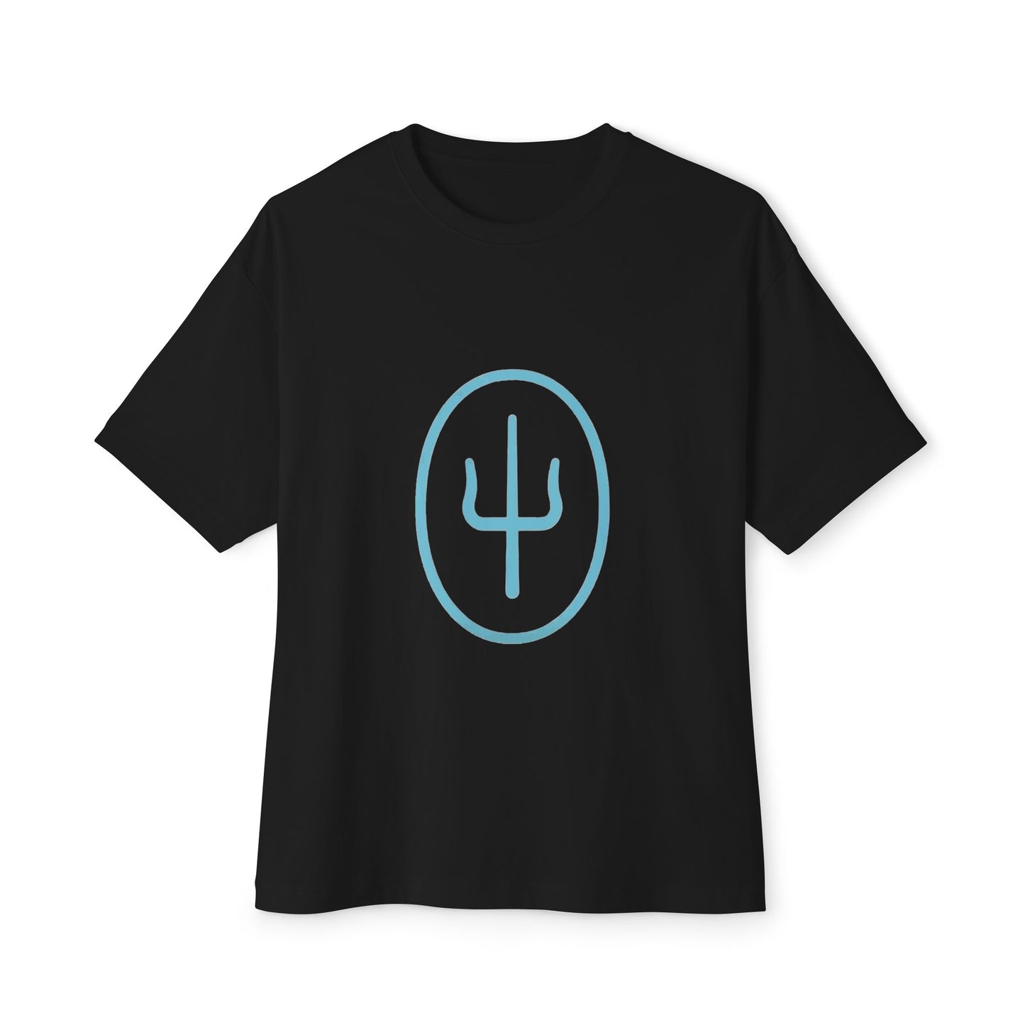 Split Mark Unisex Oversized Boxy Tee
