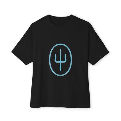 Split Mark Unisex Oversized Boxy Tee