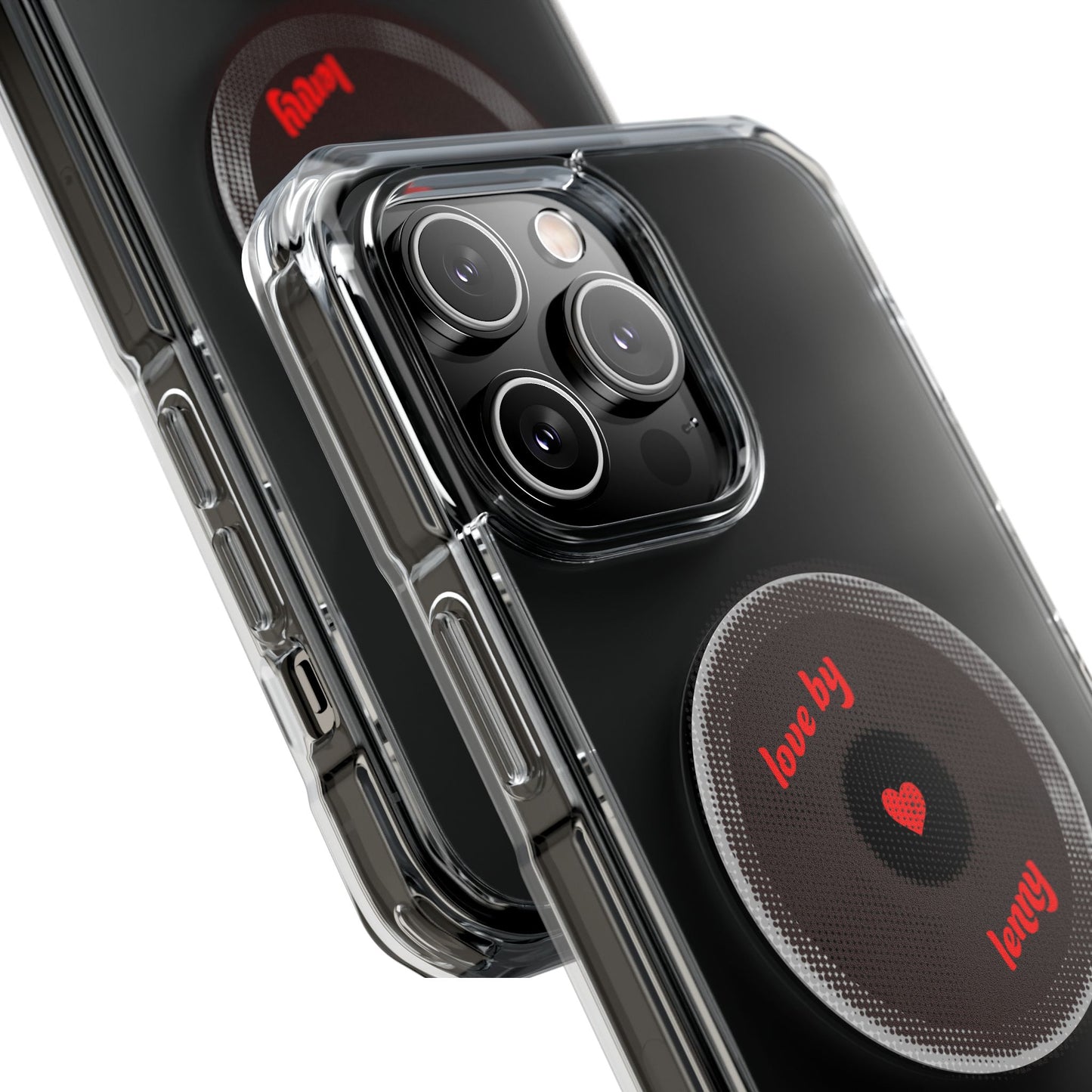 Vinyl Love Spin Magnetic clear Impact case