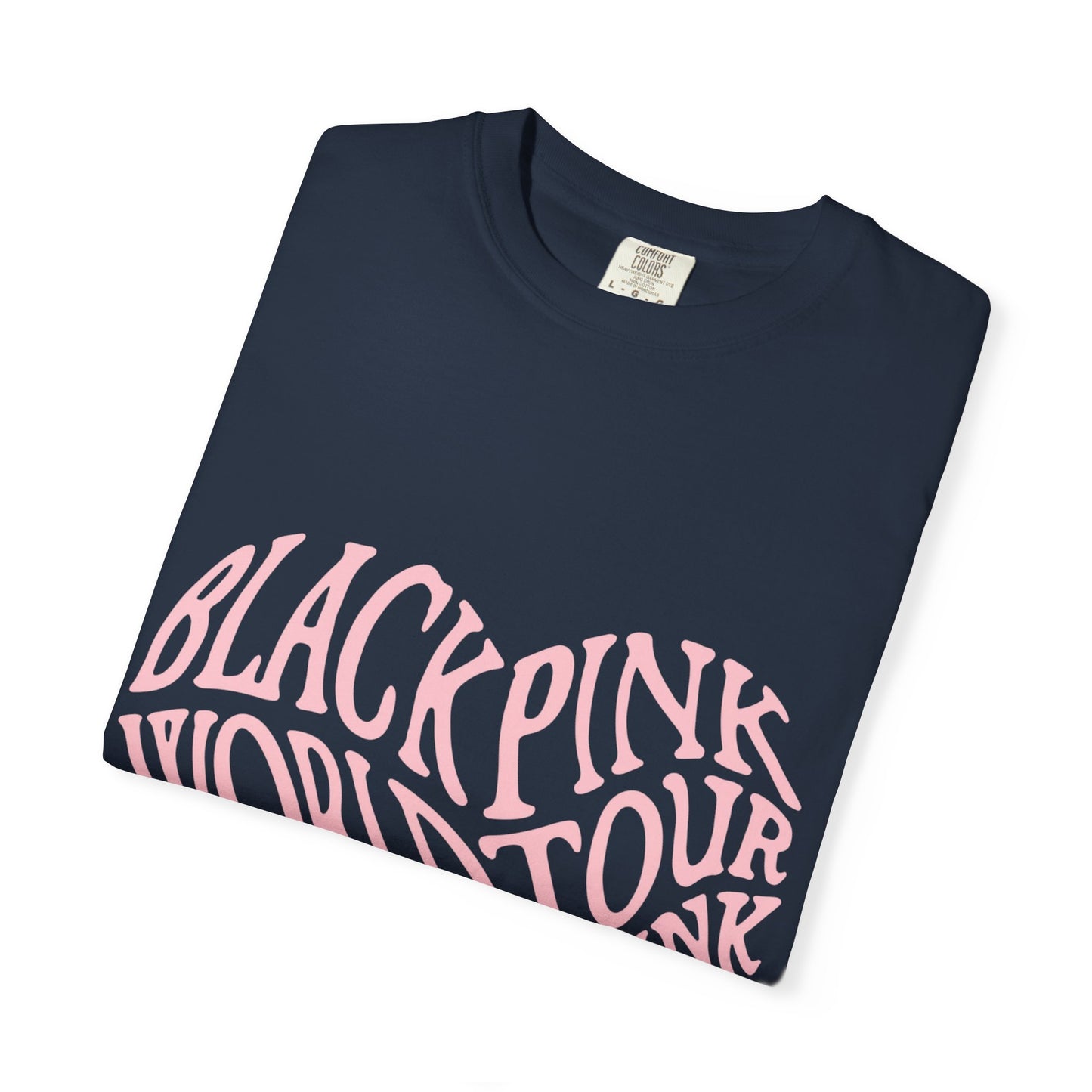 Born Pink Heart Typography – Dyed T-shirt