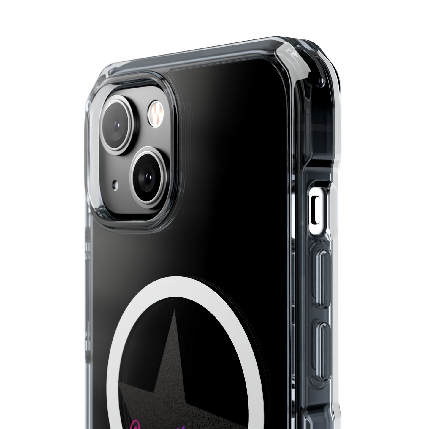 Retro Groove Script Magnetic clear Impact case