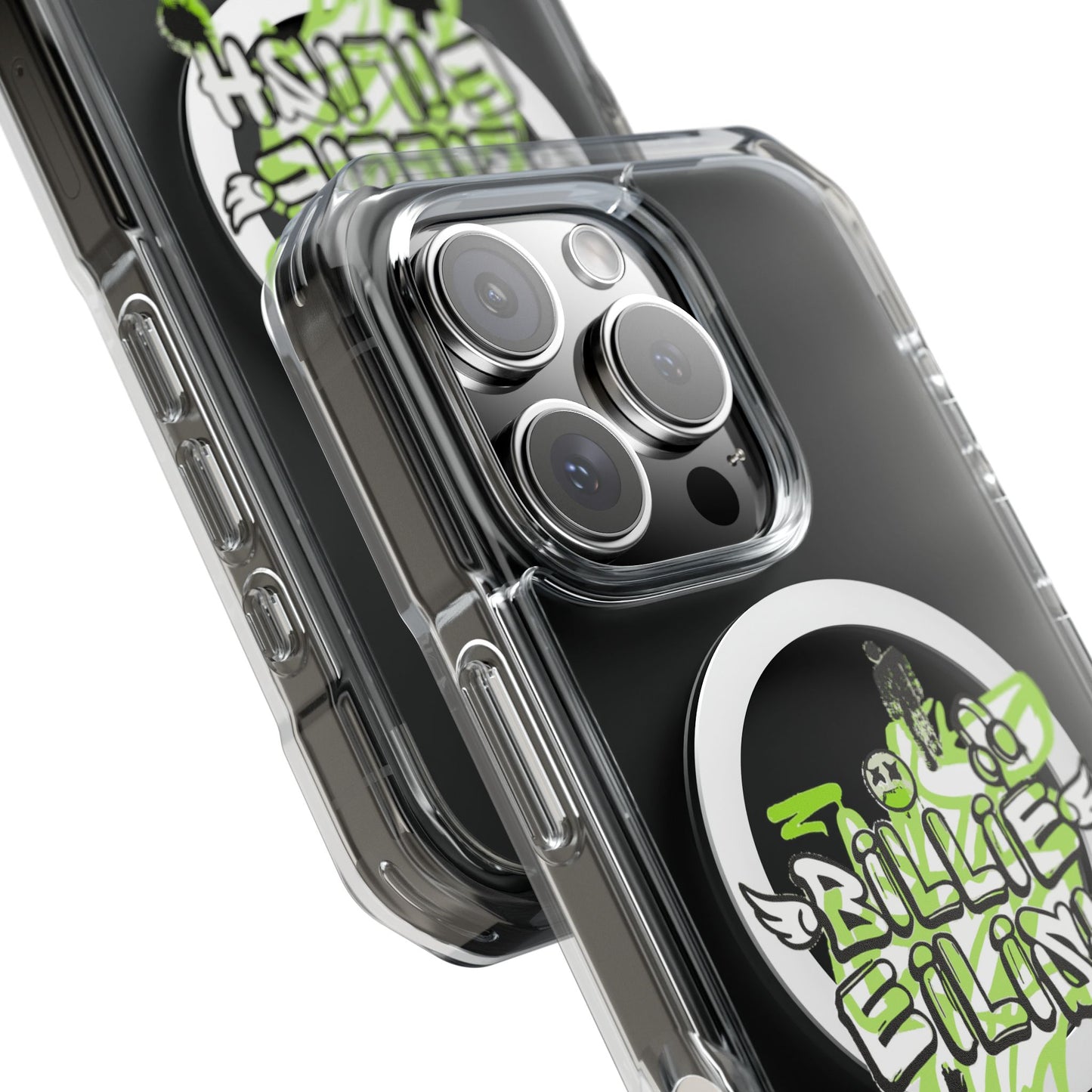 Grunge Angel Graffiti Magnetic Clear Impact Case