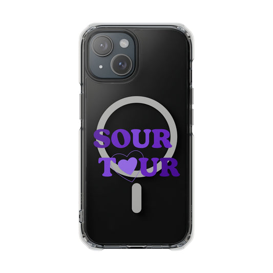 SOUR TOUR Heart Magnetic Clear Impact Case