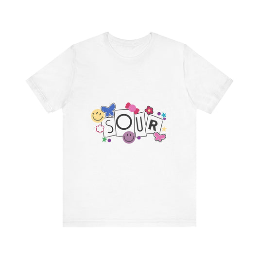Olivia Rodrigo Unisex Jersey Short Sleeve Tee - Sour