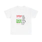 White Paw Print Unisex Heavy Cotton Tee