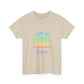 Vibrant Eye and Text Unisex Cotton Tee