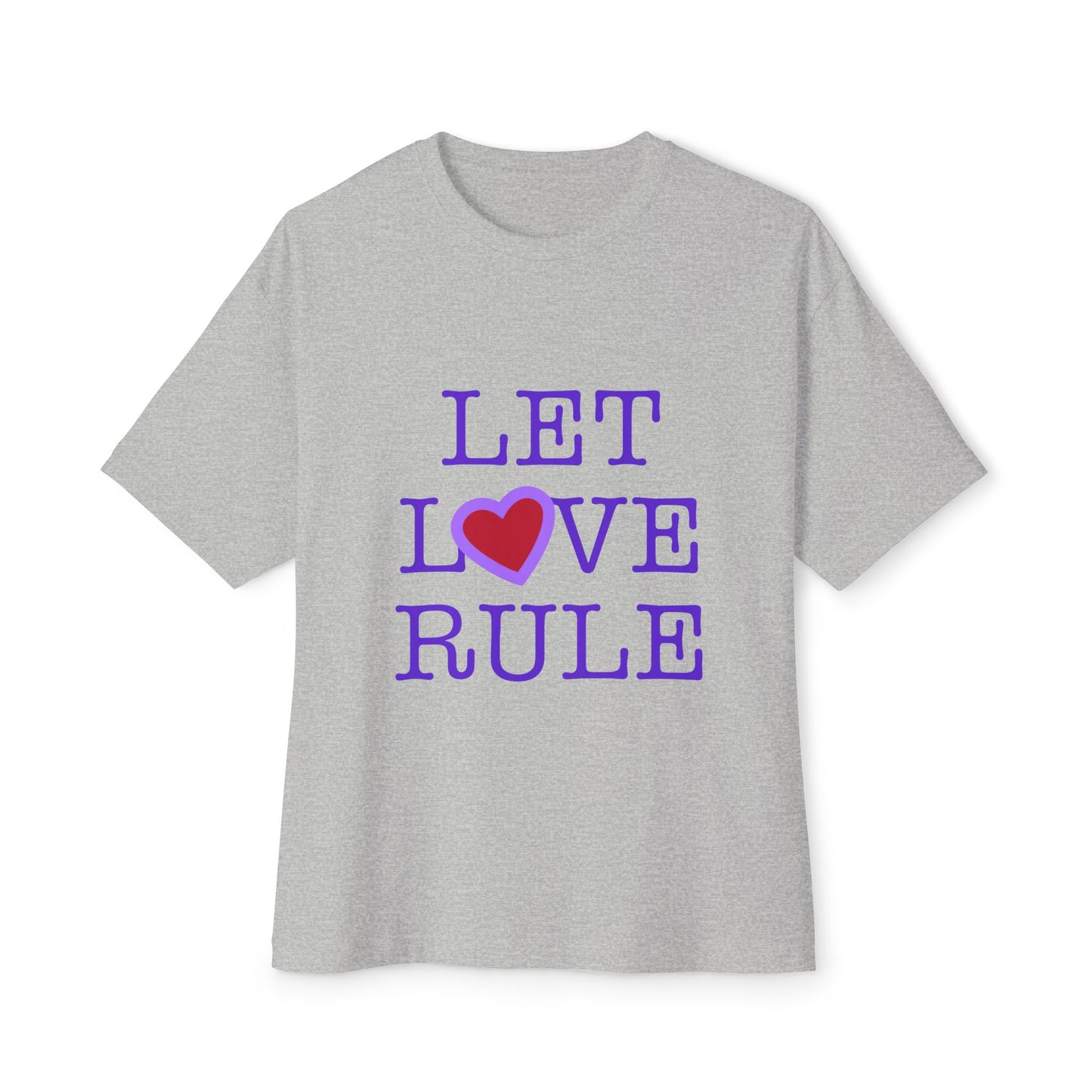 Let Love Rule (Remix) Unisex Oversized Boxy tee