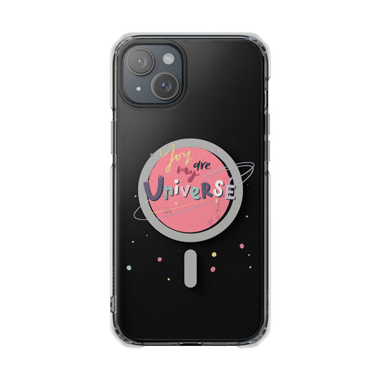 Pastel Planet & Universe Magnetic Clear Impact case