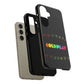 Premium Tough Case for Samsung S21 to S25 Ultra Showcasing Coldplay’s Signage