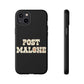 Tough iPhone Case (12–16 Pro Max) – Post Malone Bold Design