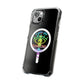 Rainbow Lunar Phases Magnetic Clear Impact case