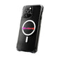 Wavy Groovy Typography Magnetic Clear Impact case