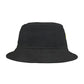 Minimalist Black Disc Outline Bucket Hat