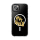 Golden Brush Script Magnetic Clear Impact case