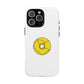 Minimalist Black Disc Outline Tough Magnetic Case