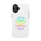 Vibrant Eye and Text Tough Magnetic Case