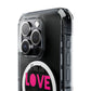 Orange Divide Symbol Magnetic Clear Impact Case