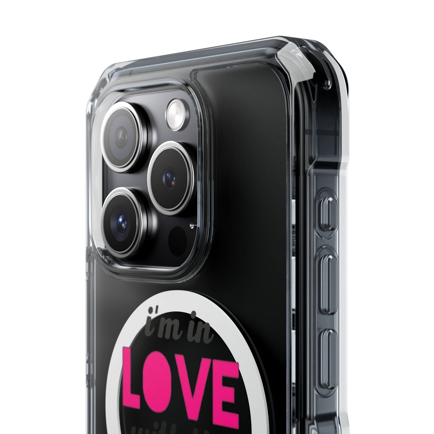 Orange Divide Symbol Magnetic Clear Impact Case