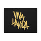 Golden Brush Script Canvas
