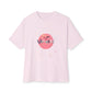 Pastel Planet & Universe Unisex Oversized Boxy Tee