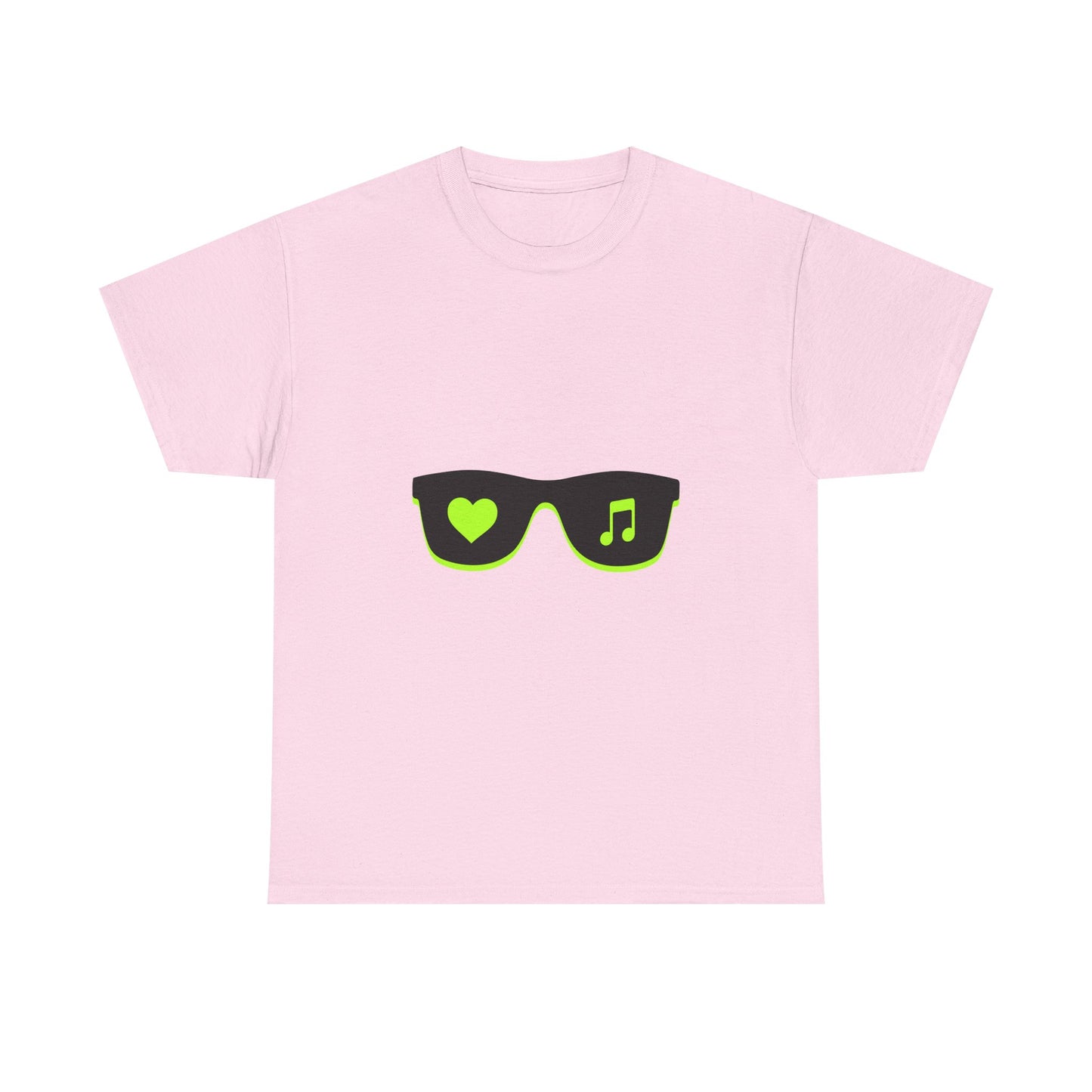 Neon Love Notes Unisex Heavy cotton tee