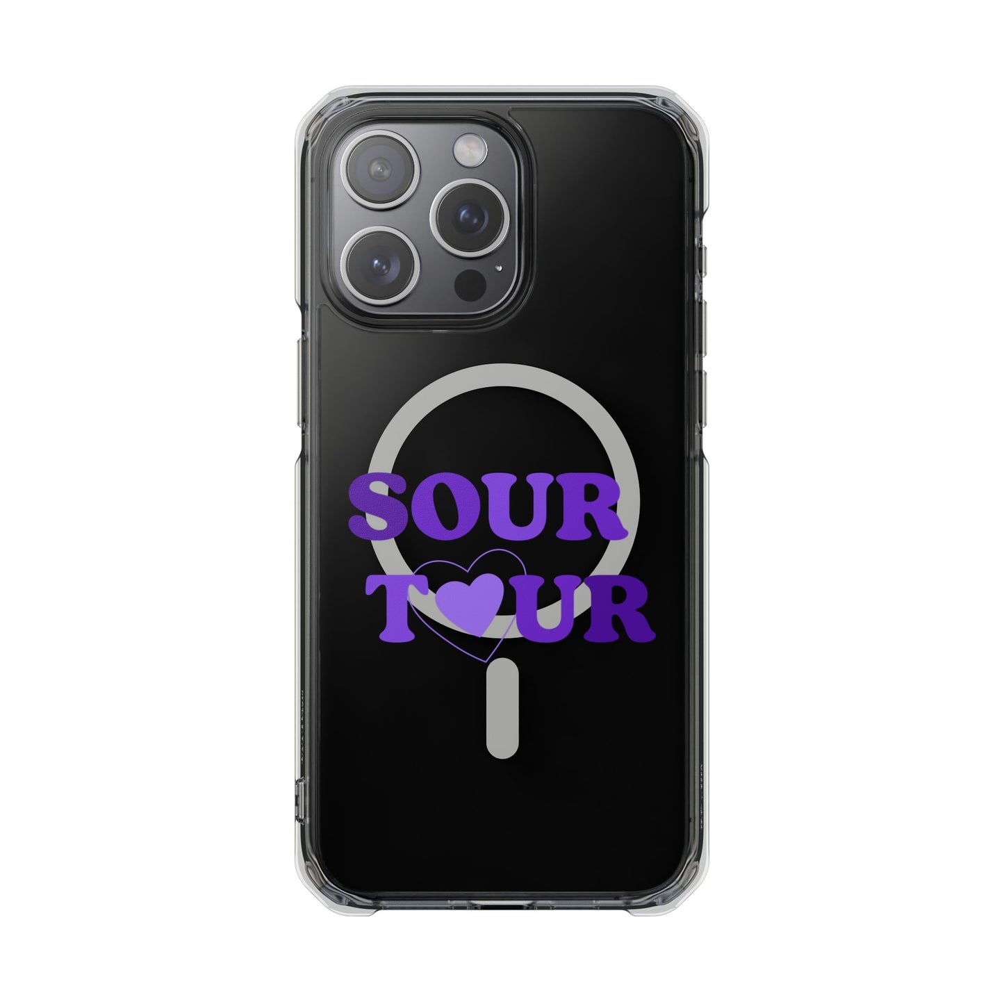 SOUR TOUR Heart Magnetic Clear Impact Case