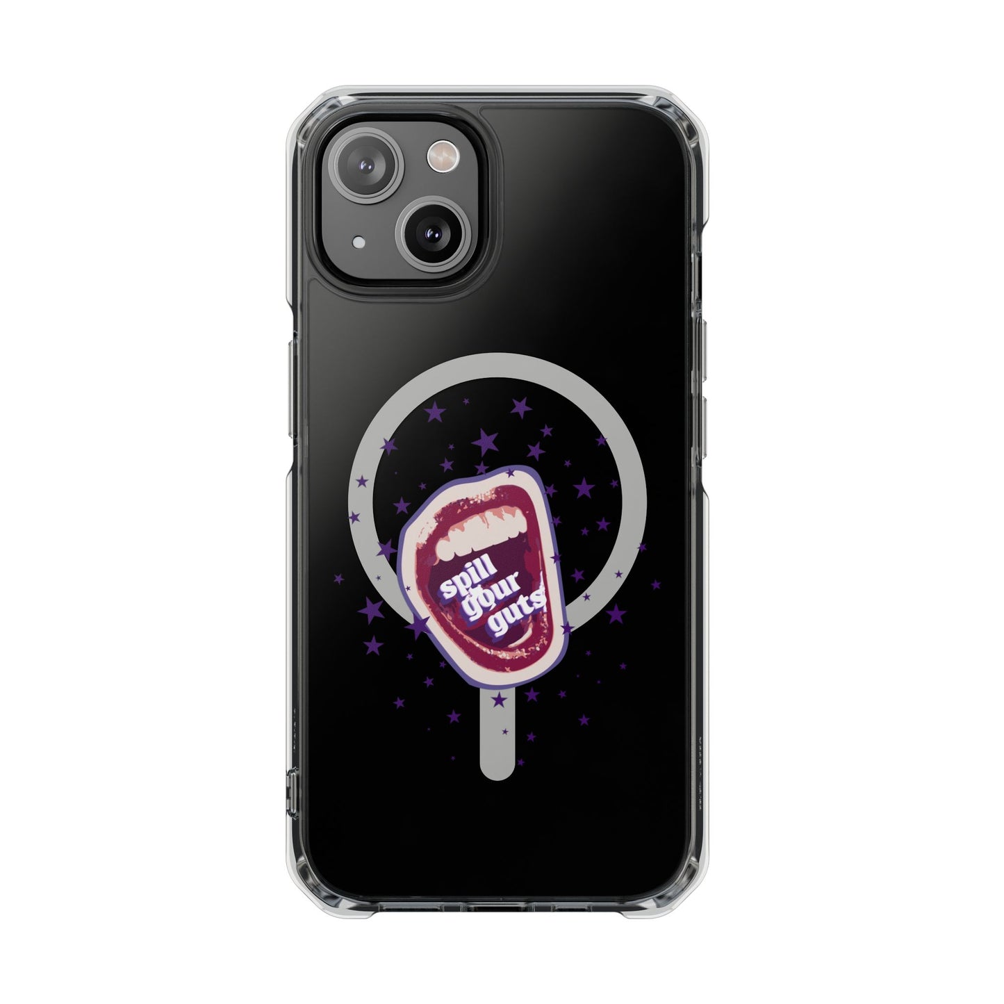 Spill Your Guts Scream Magnetic Clear Impact Case