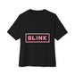Minimal BLINK Logo – Oversized Boxy Tee