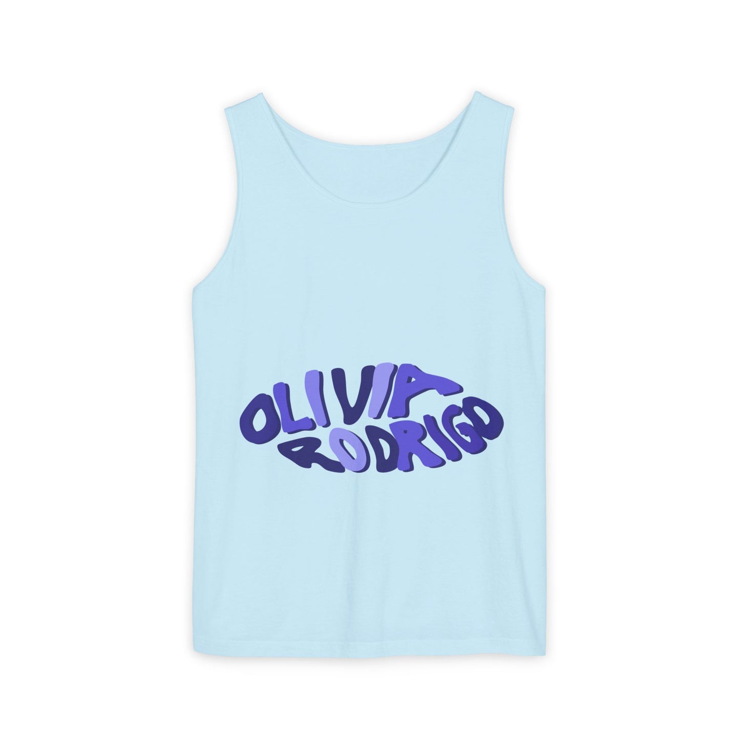 Olivia Rodrigo Wavy Text-Dyed Tank Top