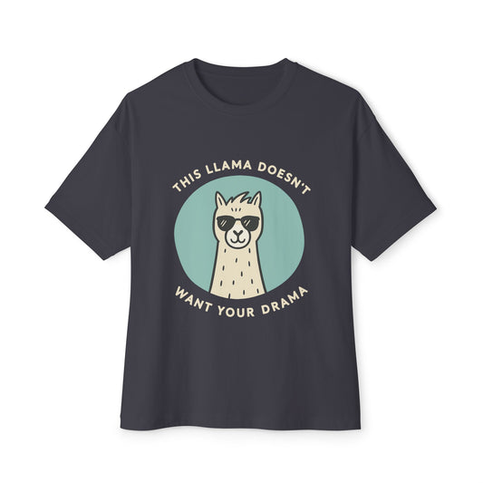 Oversized boxy Tee – Snazzy Drama Edition