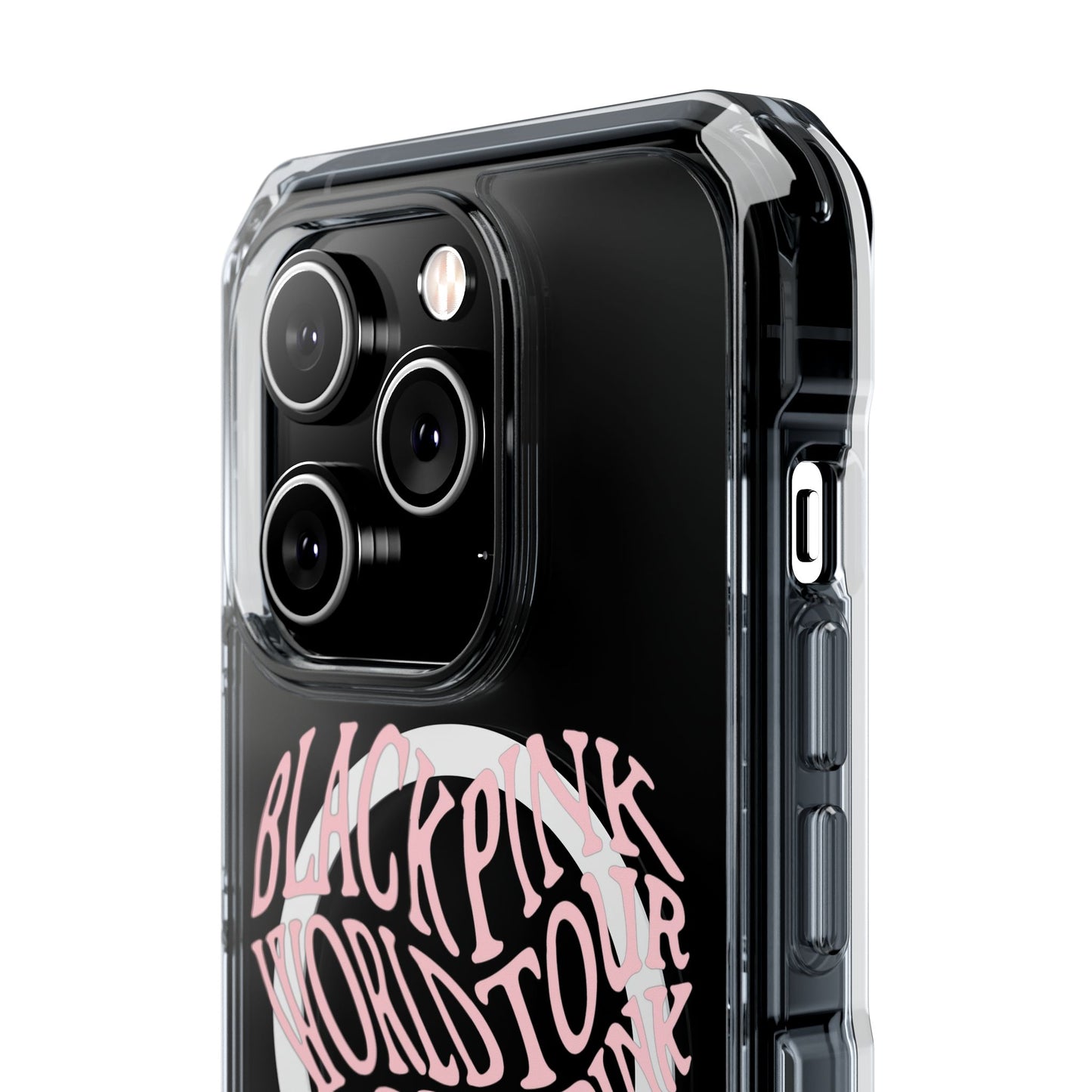 Born Pink Heart Typography - Magnetic Clear Impact Case
