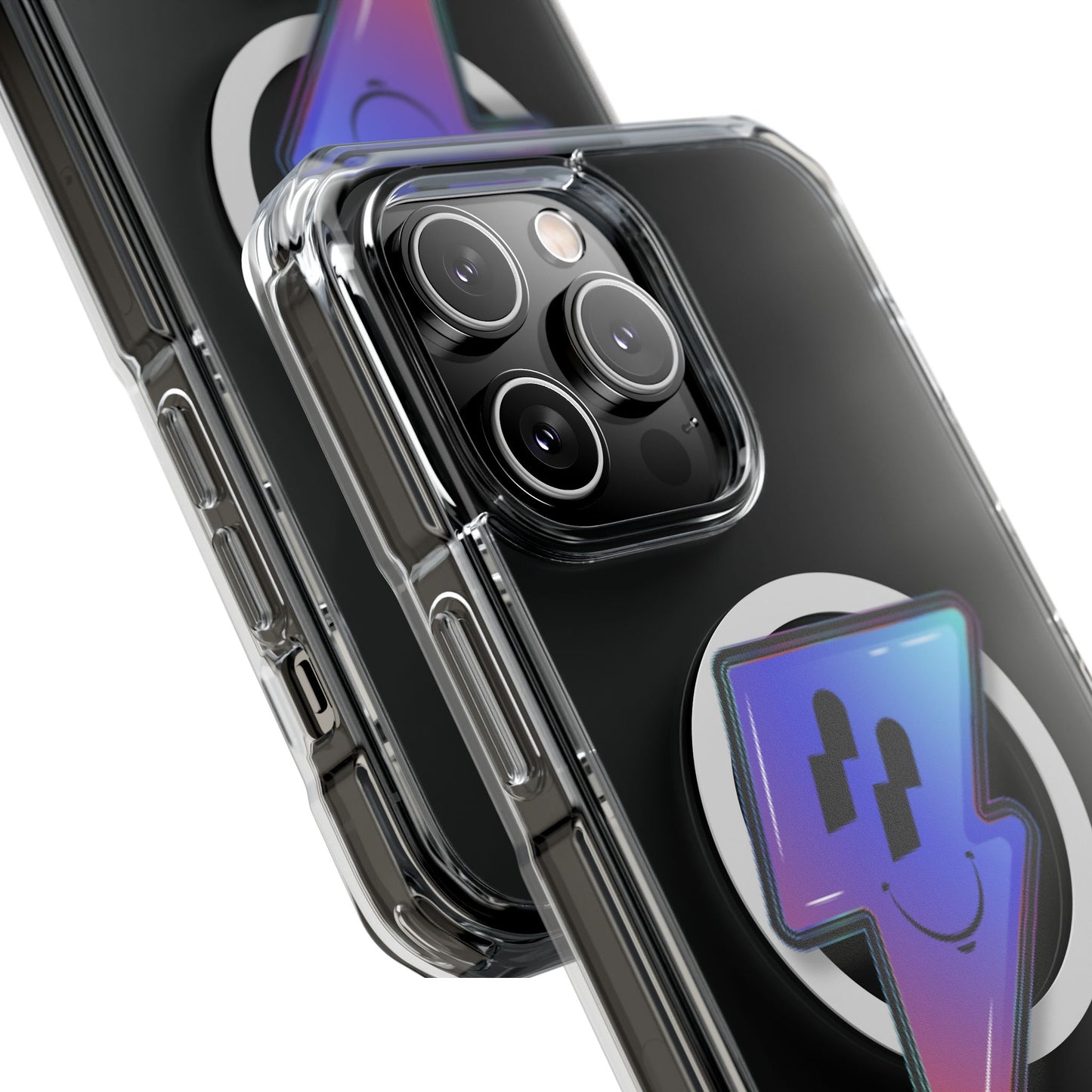 Smiley Charge Pop Magnetic clear Impact case