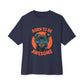 Oversized boxy Tee – Snazzy Born to be awesome Edition