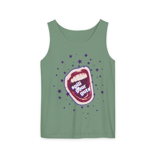 Spill Your Guts Scream-Dyed Tank Top