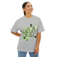 Grunge Angel Graffiti Unisex Oversized Tee