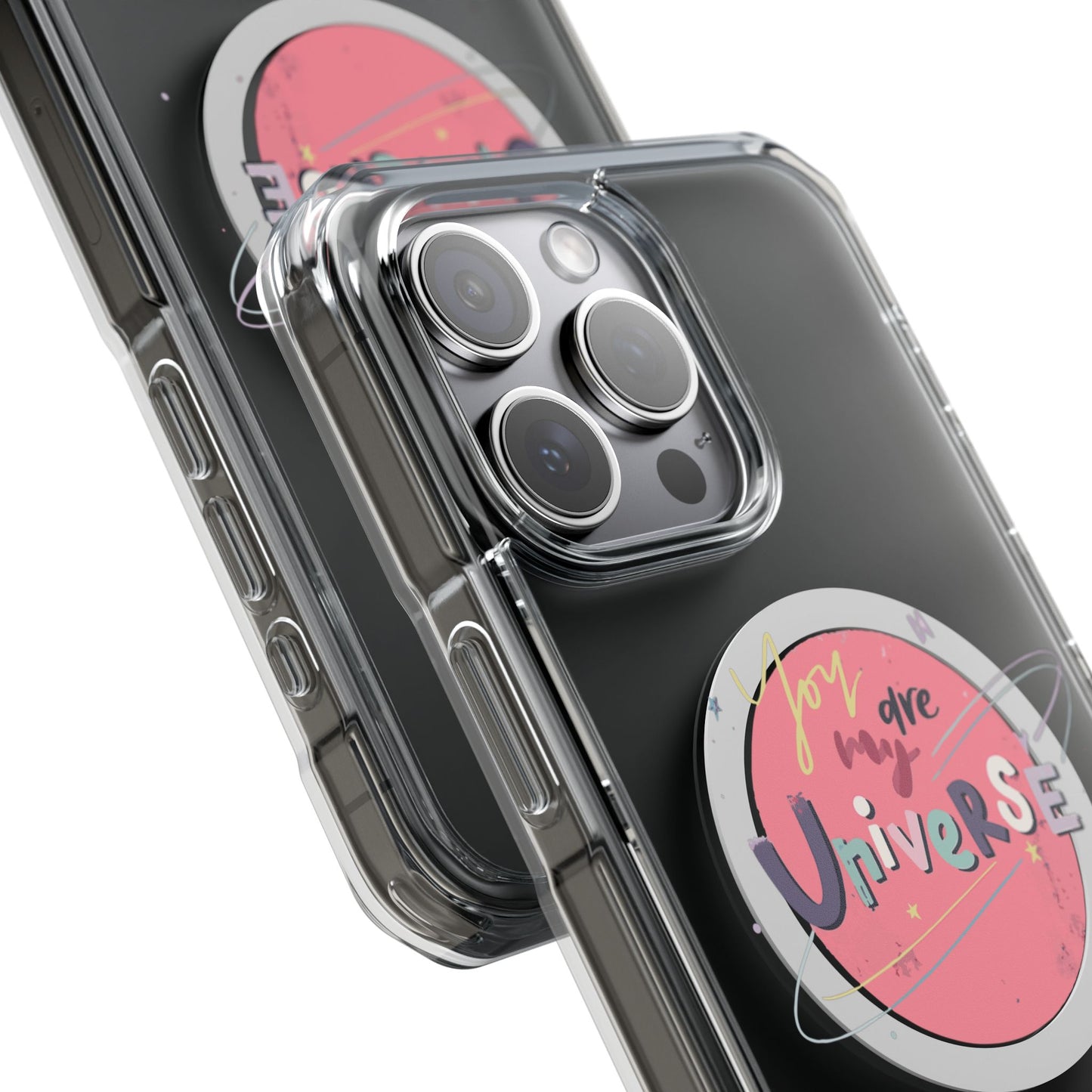 Pastel Planet & Universe Magnetic Clear Impact case