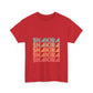 Retro Pop Lines Unisex Heavy cotton tee