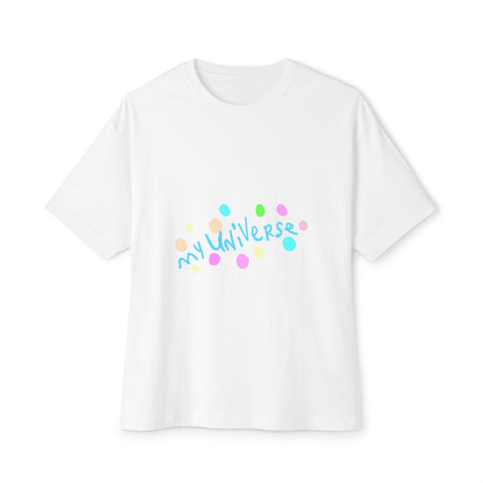Pastel Universe Unisex Oversized Boxy Tee